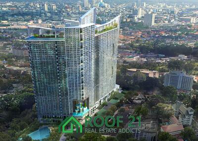 Pre-Sale Opportunity: 1-Bedroom Condo with Stunning Beach View in New High-Rise of Jomtien, Pattaya