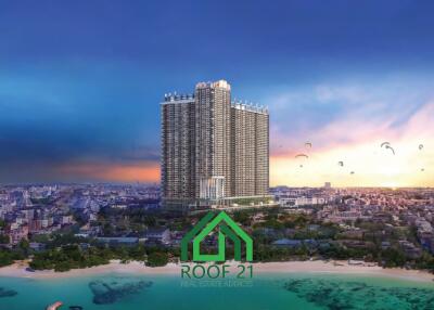 Pre-Sale Opportunity: 1-Bedroom Condo with Stunning Beach View in New High-Rise of Jomtien, Pattaya
