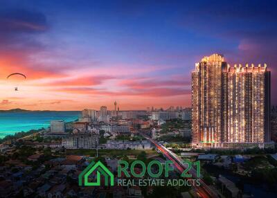 Pre-Sale Opportunity: 1-Bedroom Condo with Stunning Beach View in New High-Rise of Jomtien, Pattaya