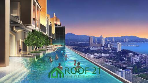 Pre-Sale Opportunity: 1-Bedroom Condo with Stunning Beach View in New High-Rise of Jomtien, Pattaya