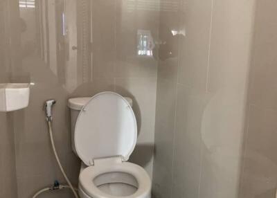 Small bathroom with toilet