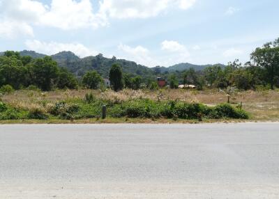 Vacant land with mountain view