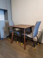 Small dining area with two chairs