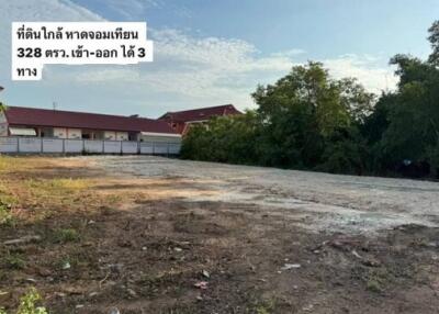 Vacant land near communal area