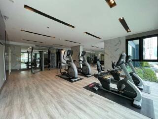 modern fitness center with exercise machines