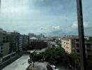 View of surrounding buildings from the window