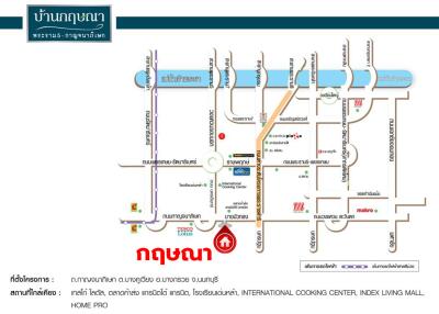 Map of the surrounding area highlighting nearby amenities and locations