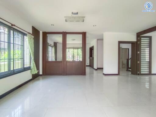 Spacious living room with ample natural light