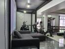 Modern gym with equipment