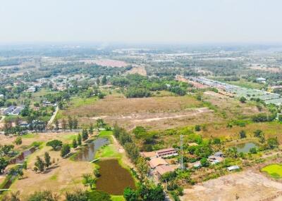 Aerial view of countryside