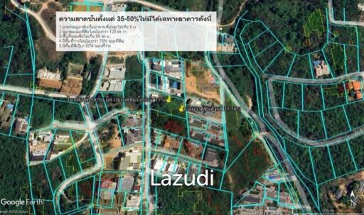 1,600 ตร.ม.ที่ดินสำหรับ ขายใน บ่อผุด