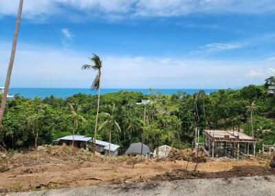 Ocean view and construction area