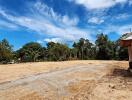 Empty lot with a clear sky