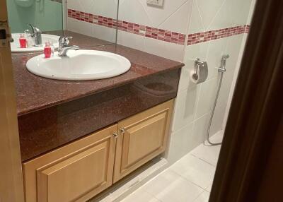 Bathroom with sink and vanity