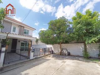 Two-story house with front yard