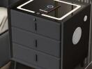 Modern bedside table with wireless charging