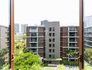 View from window of an apartment building