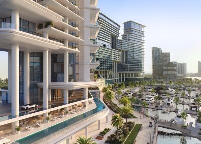 Water Front Living  Luxury Finishes  Burj Khalifa View