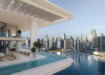 Water Front Living  Luxury Finishes  Burj Khalifa View
