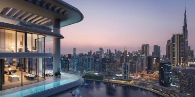 Water Front Living  Luxury Finishes  Burj Khalifa View