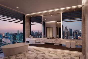 Water Front Living  Luxury Finishes  Burj Khalifa View