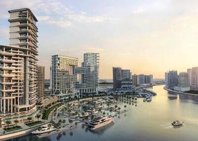 Water Front Living  Luxury Finishes  Burj Khalifa View