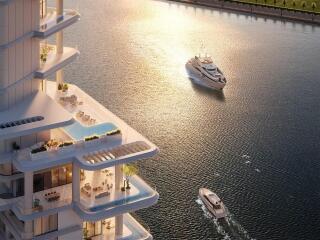 Water Front Living  Luxury Finishes  Burj Khalifa View