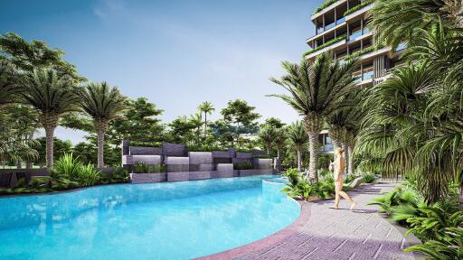 Studio Condo in Siam Oriental Oasis Pratumnak C011755