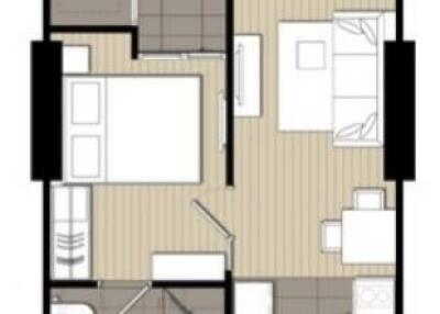 Floor plan layout of an apartment