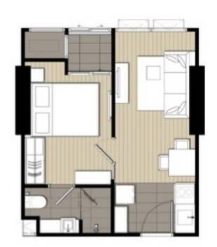 Floor plan layout of an apartment