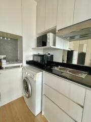 Modern kitchen with built-in appliances