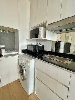 Modern kitchen with built-in appliances