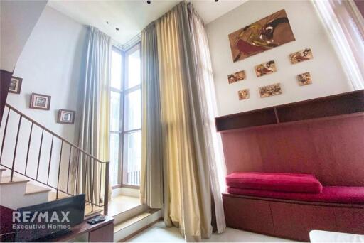 For Rent: 1 Bedroom Duplex at The Emporio Place - BTS Phrom Phong 14 Mins Walk