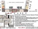 Building floor plan including details of a 2-bedroom apartment