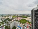 aerial view of cityscape with buildings