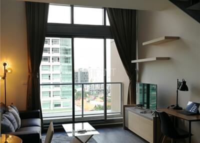 For Sale and Rent Condominium The Lofts Ekkamai  45 sq.m, 1 bedroom Duplex