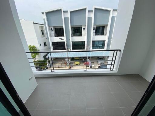 Balcony with a view of neighboring buildings