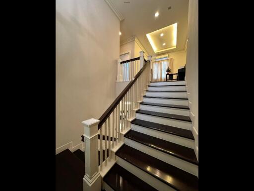 Staircase in a modern home interior