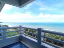 Balcony with ocean view