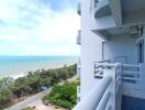 Balcony with ocean view