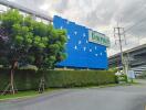 Outside view of a building with greenery