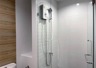 Modern bathroom with shower