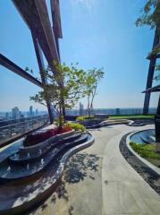 Sky garden with city view