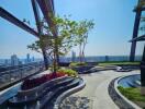 Sky garden with city view