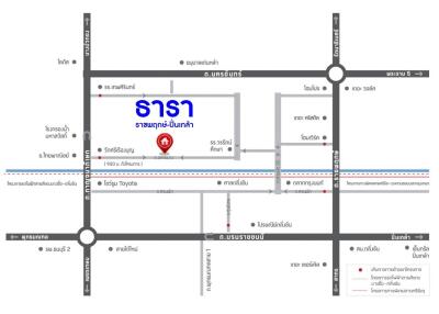 Map showing the location of the property