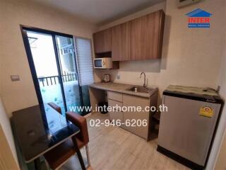 Cozy kitchen with a small dining area