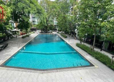 Outdoor Pool Area in Residential Complex