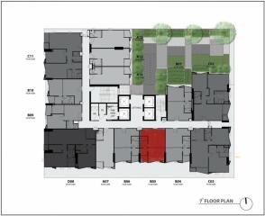 7th Floor Plan