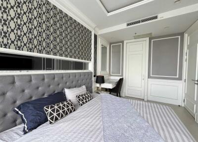 modern bedroom with stylish decor