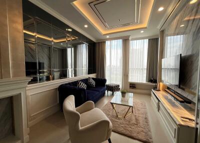Elegant living room with modern decor
